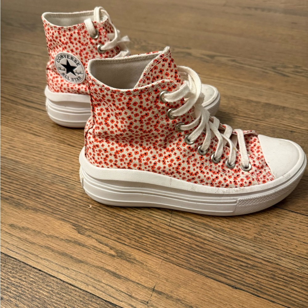 Converse Chuck Taylor All Star Poppy Print Hightop Sneakers - Picture 6 of 6